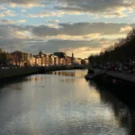 Zonsondergang Dublin