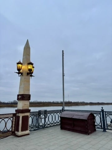 Uitzicht boulevard Astrakhan
