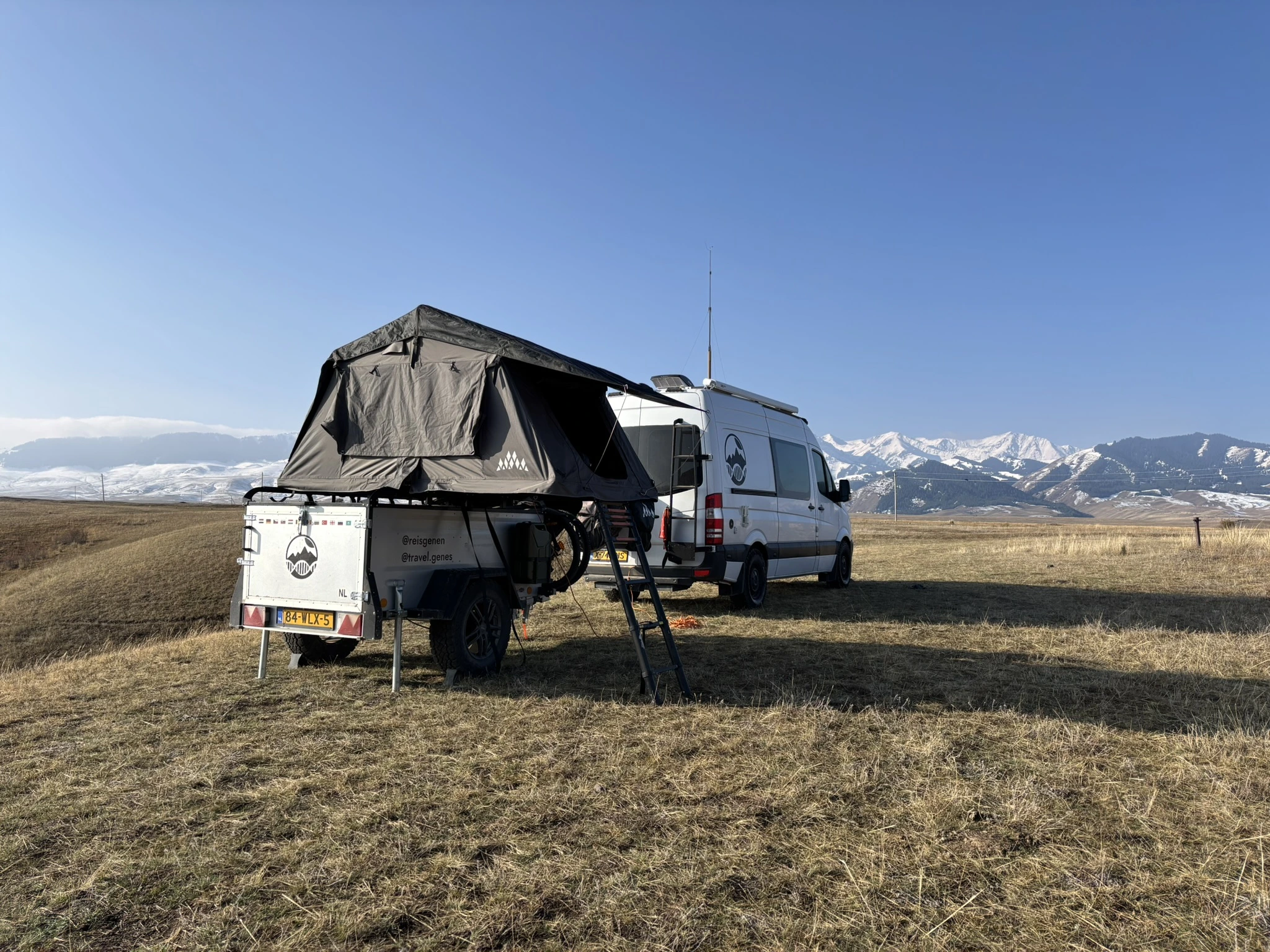 Wildkamperen in Kazachstan