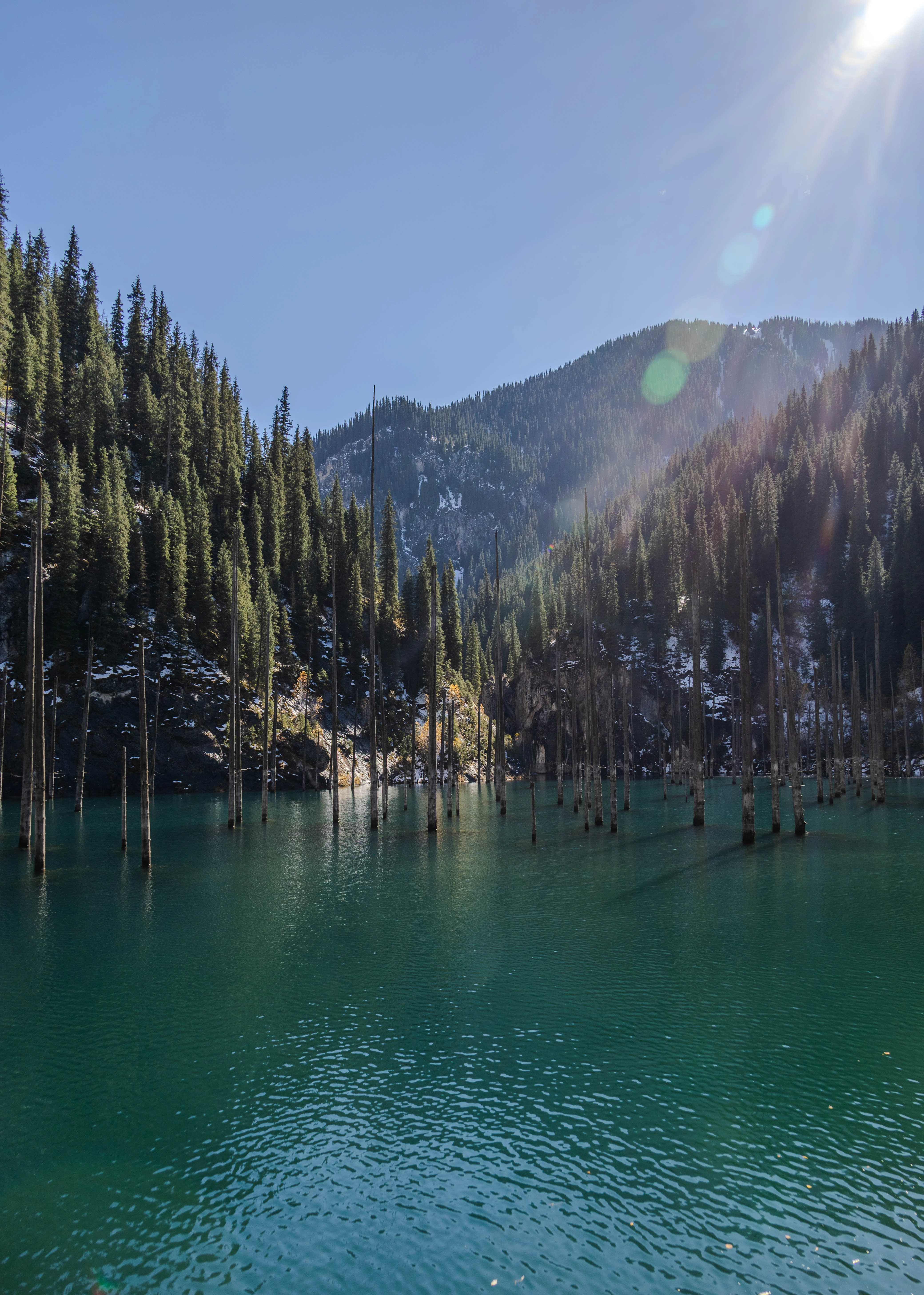 Kaindy Lake Kazachstan