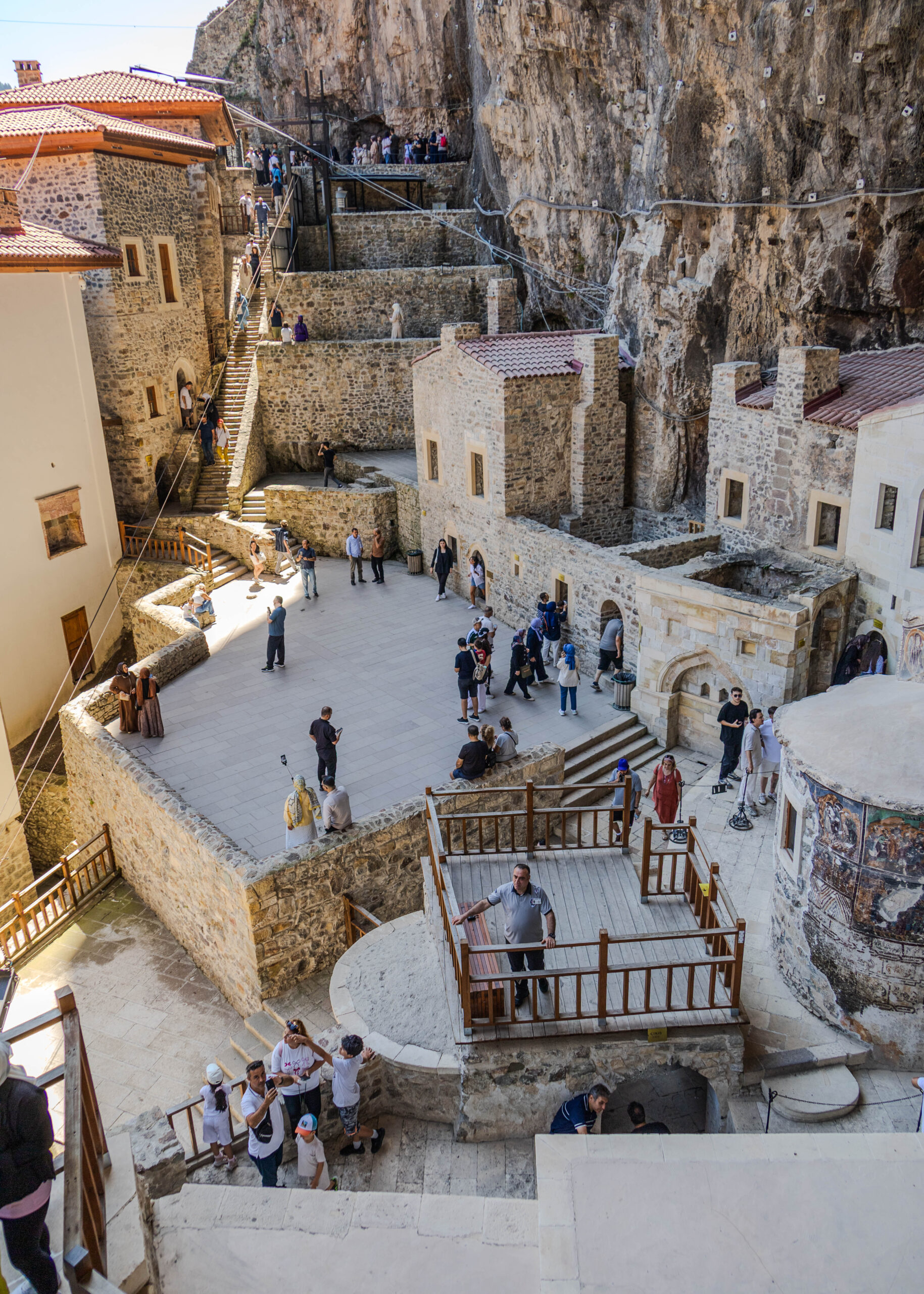 Binnenkant Sümela klooster