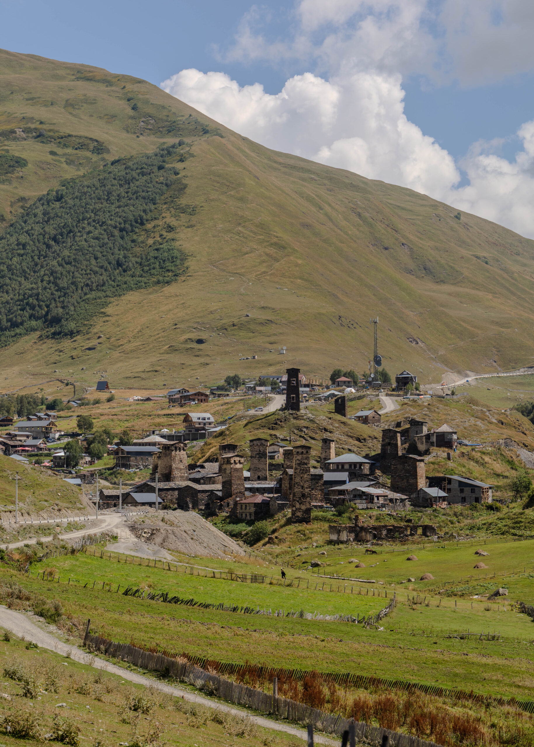 Svaneti-gebergte in Georgie