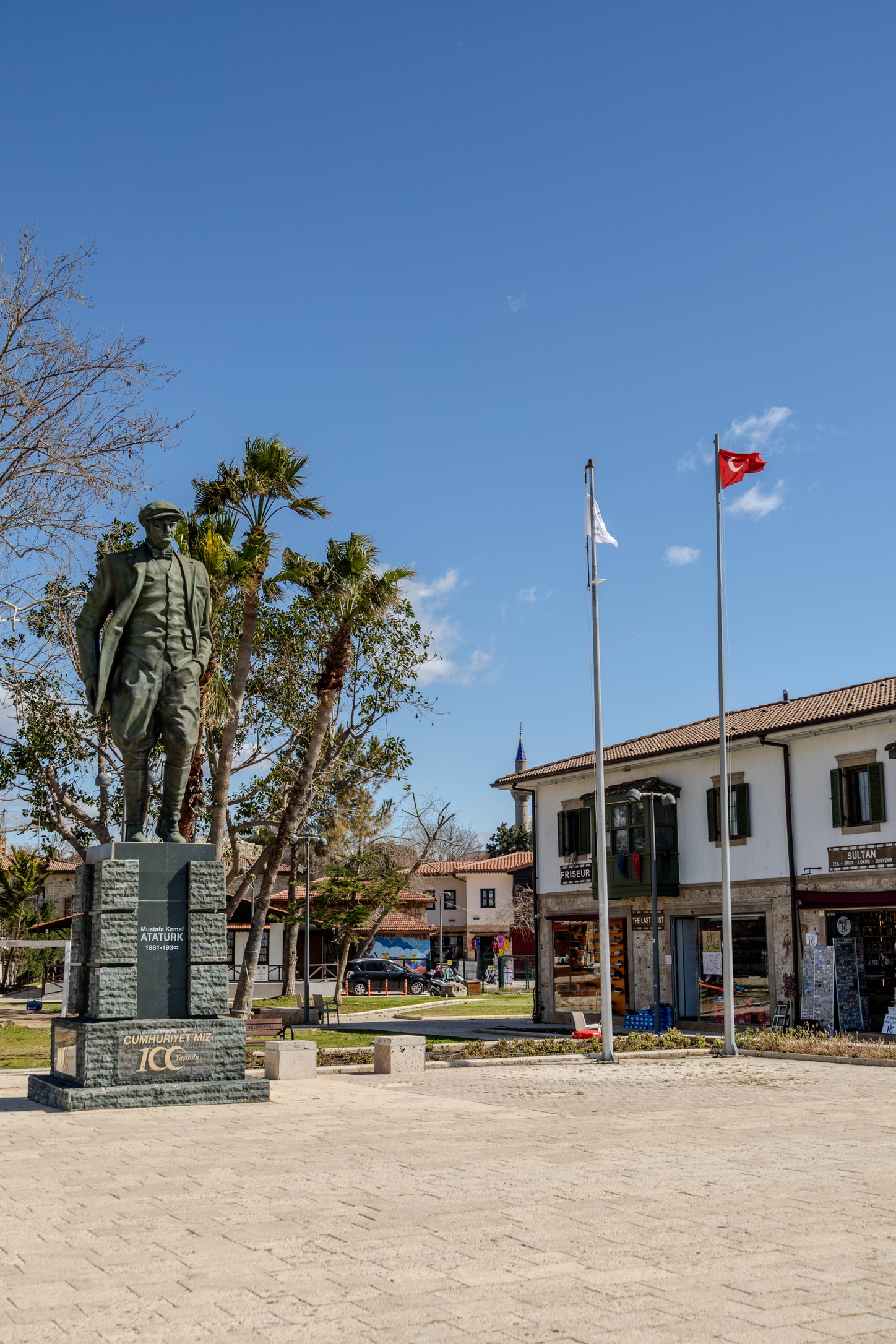 Centrum van Side Turkije