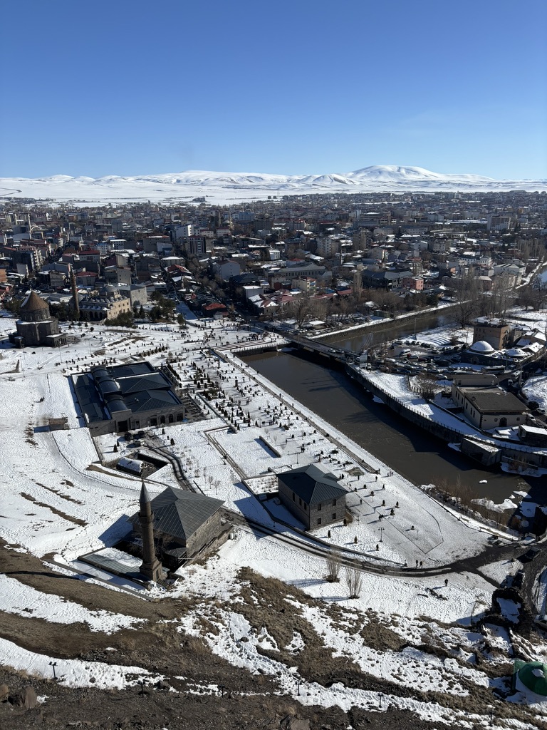 Uitzicht over Kars Turkije