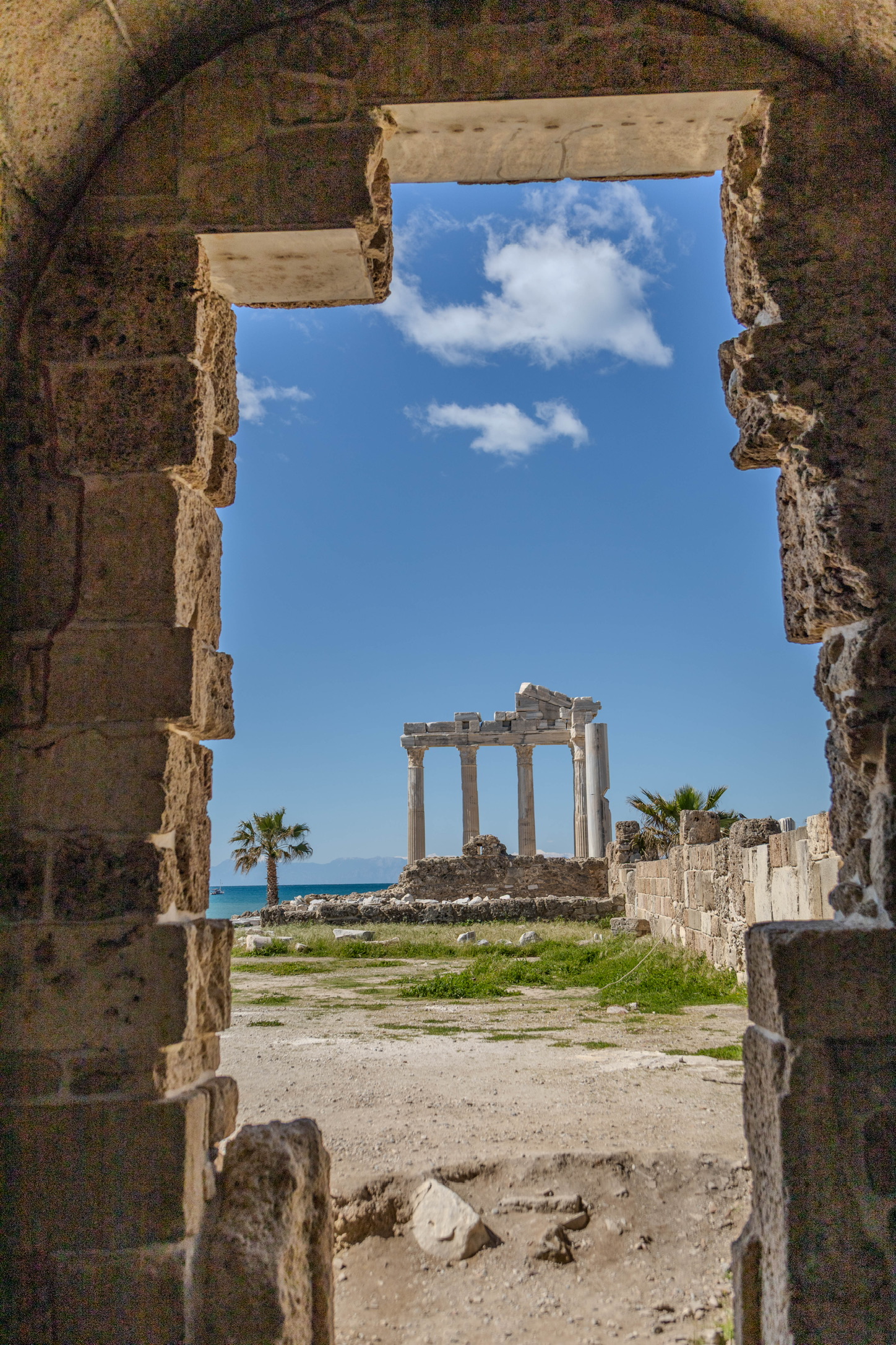 Archeologie in Side Turkije