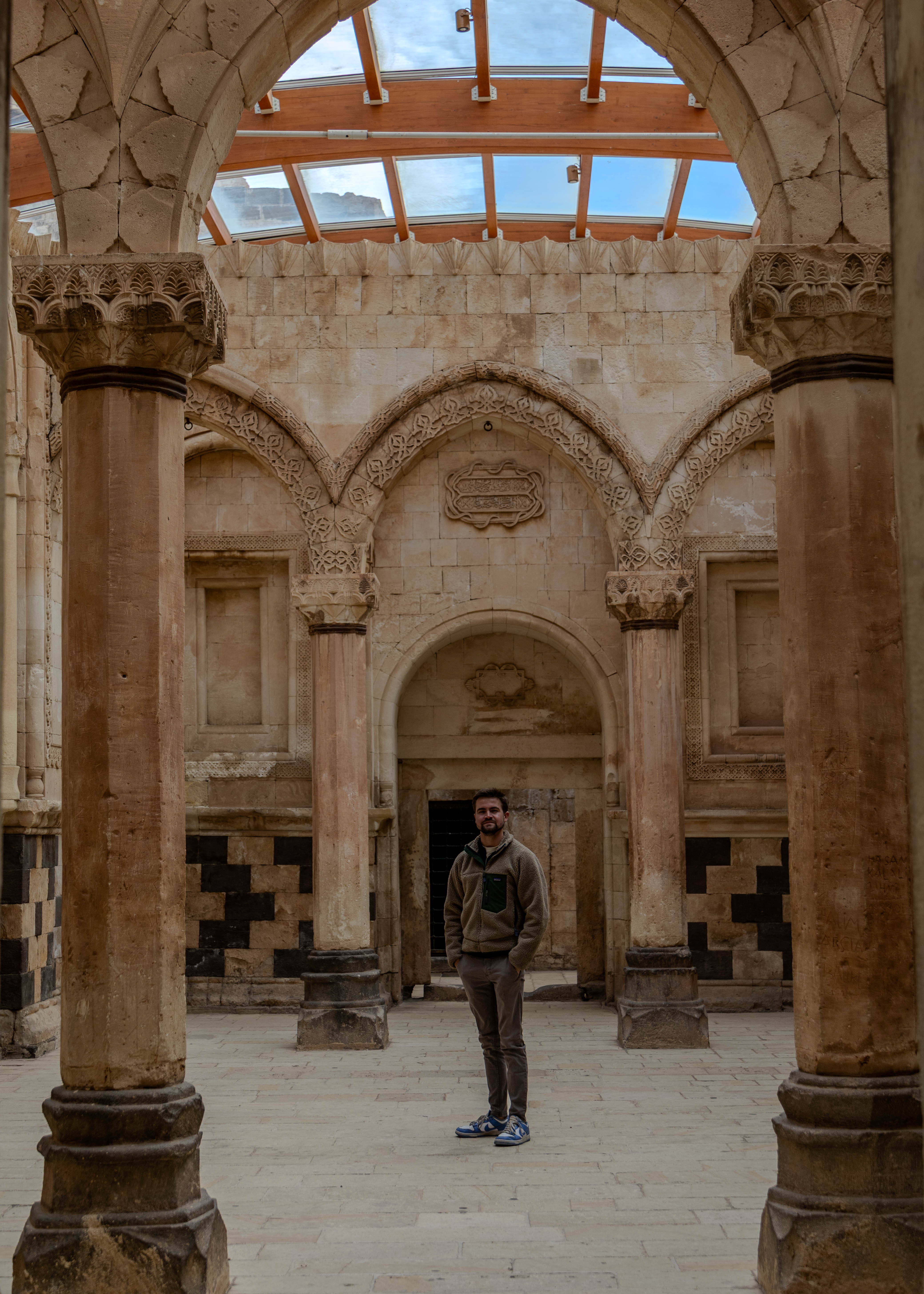 Sander bij Ishak Pasha Palace in Turkije
