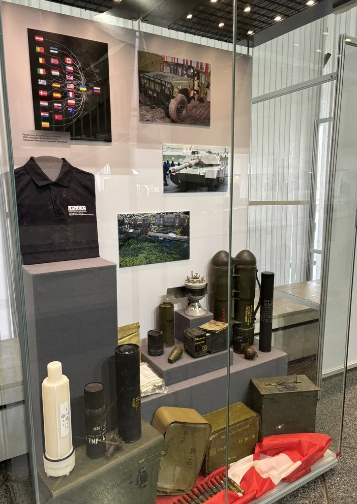 Stuk over Oekraine in het oorlogsmuseum Rusland