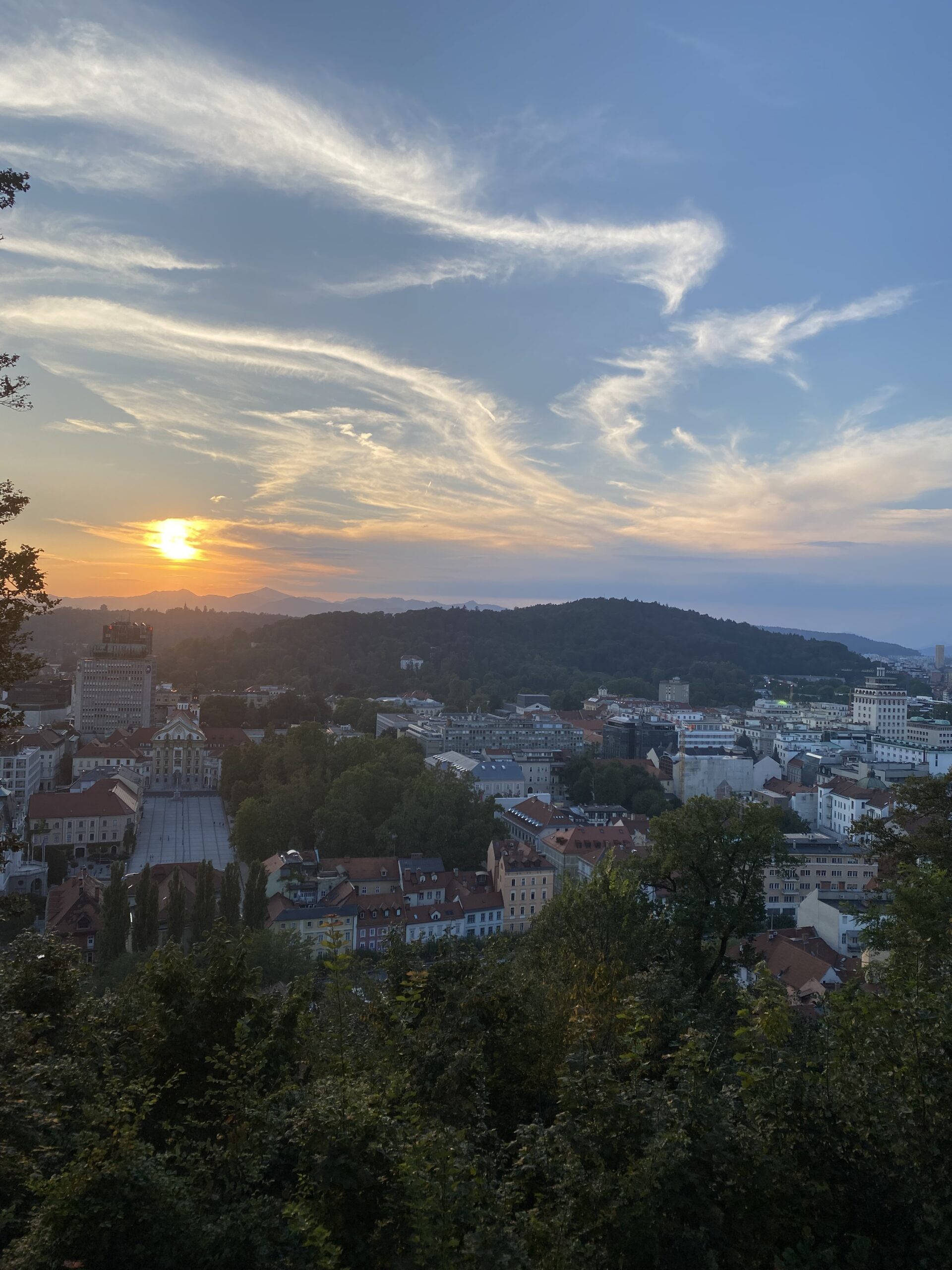 Uitzicht over Ljubljana